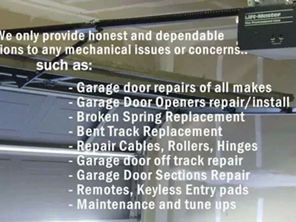 GARAGE DOOR REPAIR - FOLSOM  (916) 672-1232