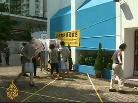 Hong Kong votes in key legislative elections
