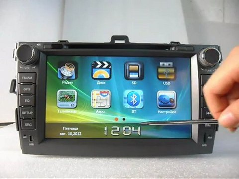 навигационный мультимедийный центр для автомобилей Toyota, Toyota DVD автомагнитолы, Toyota DVD плееры