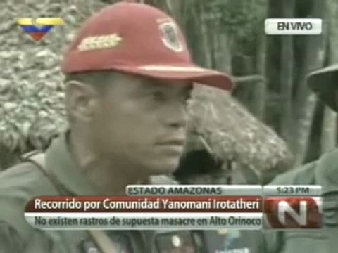(VÍDEO) FANB En Irotatheri no hay rastros de masacre de yanomamis