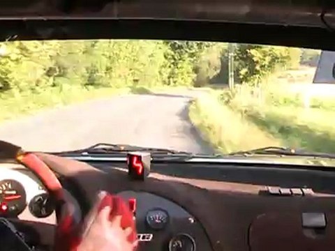 Rallye de St Yrieix 2012 - Es6 - 10ème temps Scratch - Lamouret / Delpech Saxo Vts