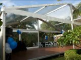 Marquees for hire with integrated wooden floor :: Event Marquees Sydney