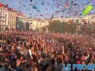 Le plaisir de danser dans les rues de Lyon