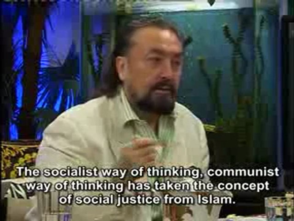 Muslim would not imitate different ideologies. The concept of social justice is taken from Islam.