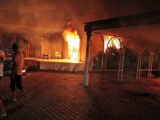 Obama, Clinton condemn 'outrageous' Libya attack