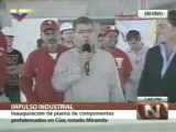 (Vídeo) Inaugurada planta de componentes prefabricados para construcción de viviendas (2/2)