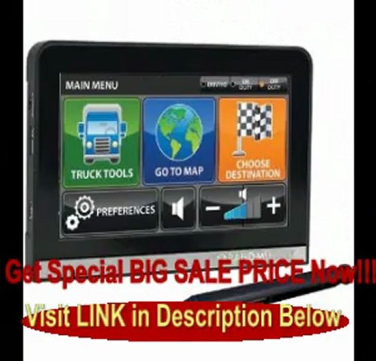SPECIAL DISCOUNT Rand Mcnally Intelliroute TND 510 Truck GPS with Lifetime Maps and Carrying Case