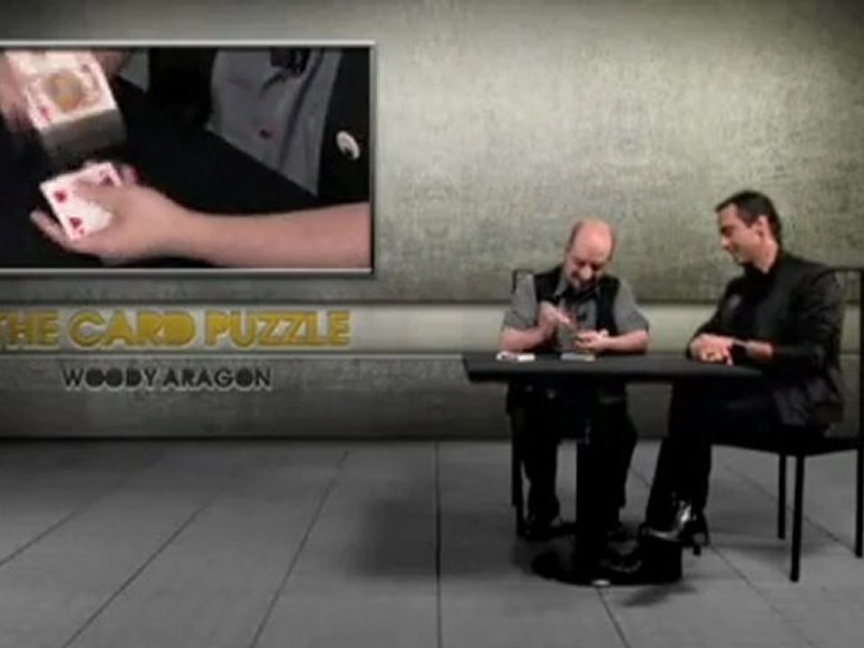 The Card Puzzle (DVD and Cards) by Woody Aragon