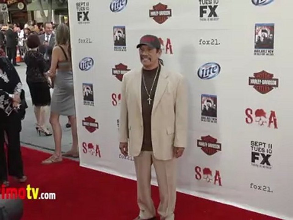 Danny Trejo SONS OF ANARCHY Season Five Premiere ARRIVALS