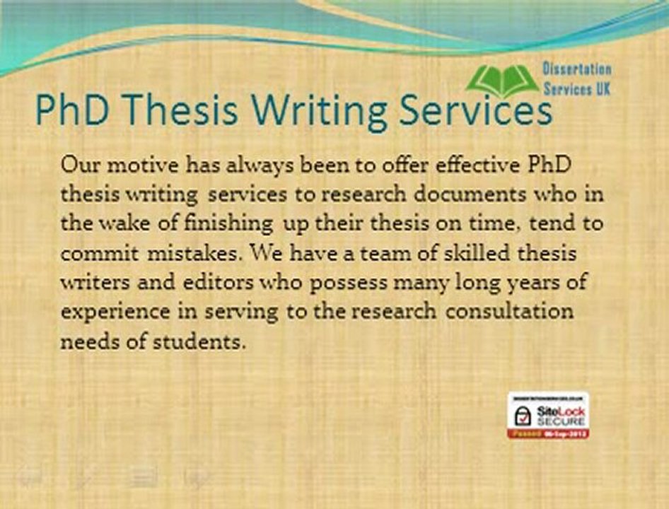 Dissertation Writing Services UK