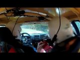 Rallye du Mont Blanc 2012 Joue verte sortie Gilbert MEGEVET - Thomas DELAUNAY ( crashes mistakes unfall)
