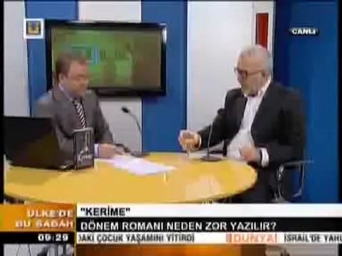 Akhisarlı Yazar Yenişehirlioğlu, Kerime’yi Ülke TV’de Tanıttı