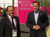 Rencontre du Président avec David Cameron lors des JO de Londres