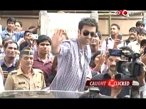 Ranbir promotes Barfi!
