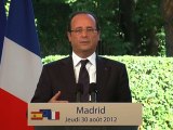 Discours du Président devant la communauté française de Madrid