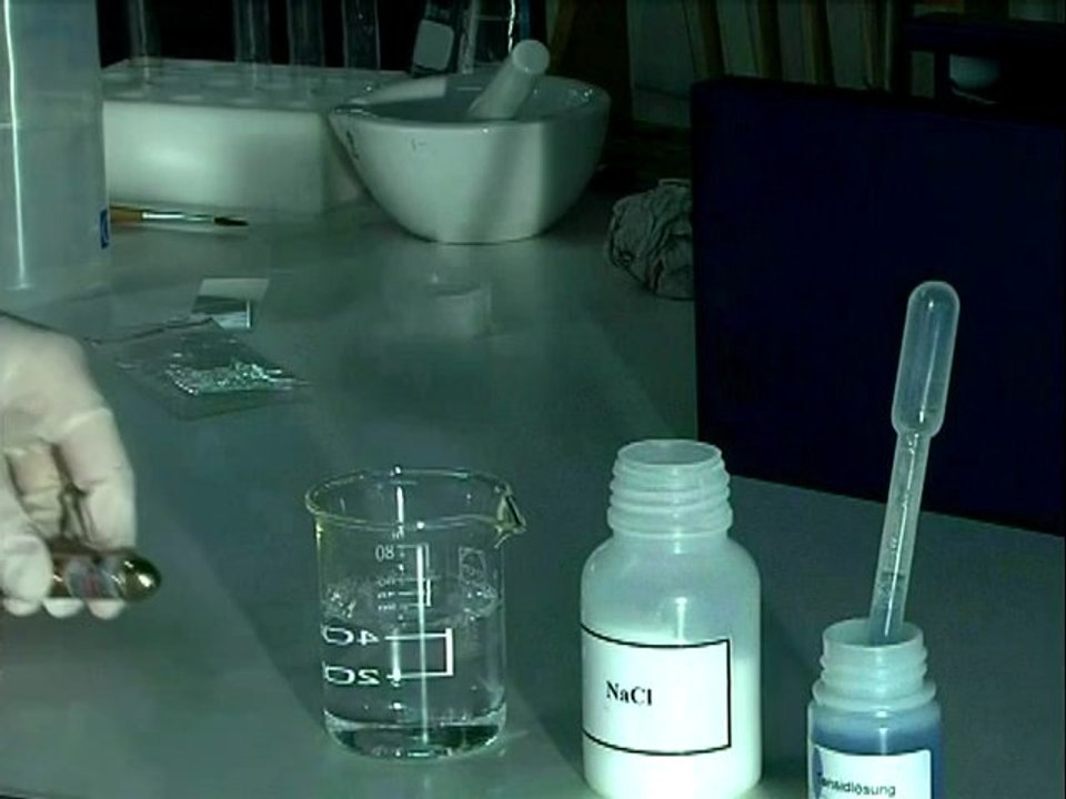 Nano Box : Preuve de colloïdes par l'effet de Tyndall