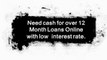 12 Month Loans Online- 1 Year Loans No Credit Check- Short Term Loans Bad Credit
