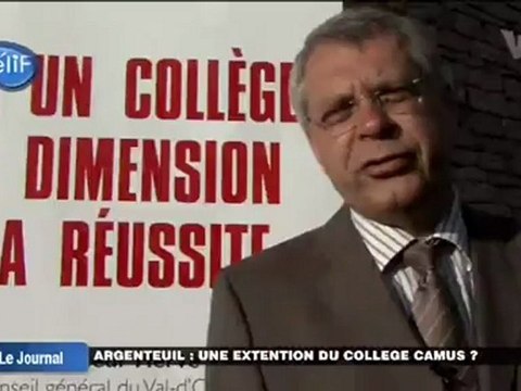 Le maire d’Argenteuil réclame l’extension du Collège Camus
