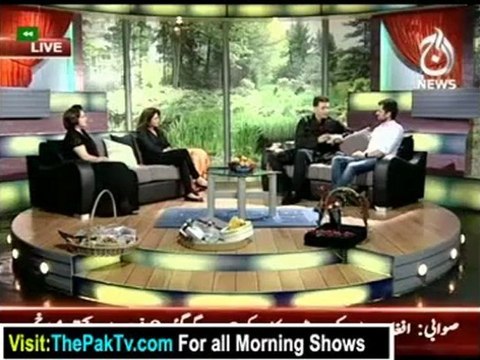 Aaj Subh with Ali Salman - 10th september 2012 - Part 1