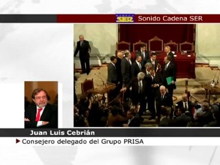Cebrián acusa a Zapatero de presidir un Gobierno de "república bananera"