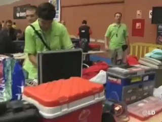 Competición de Scalextric en Móstoles