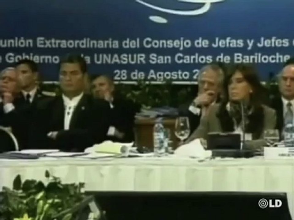 Chávez no logra en Unasur el consenso para condenar las bases en Colombia