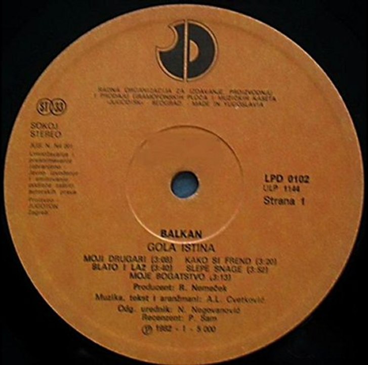 KOLONISTI - BALKAN (1982)