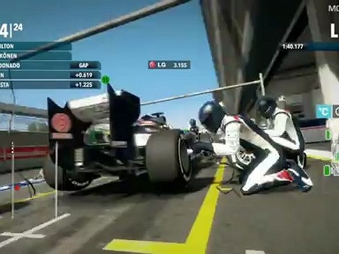 F1 2012 Xbox 360 Demo - Pit Stop at Monza