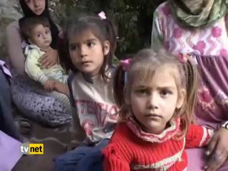 SINIRDA BEKLEYEN SURİYELİLER