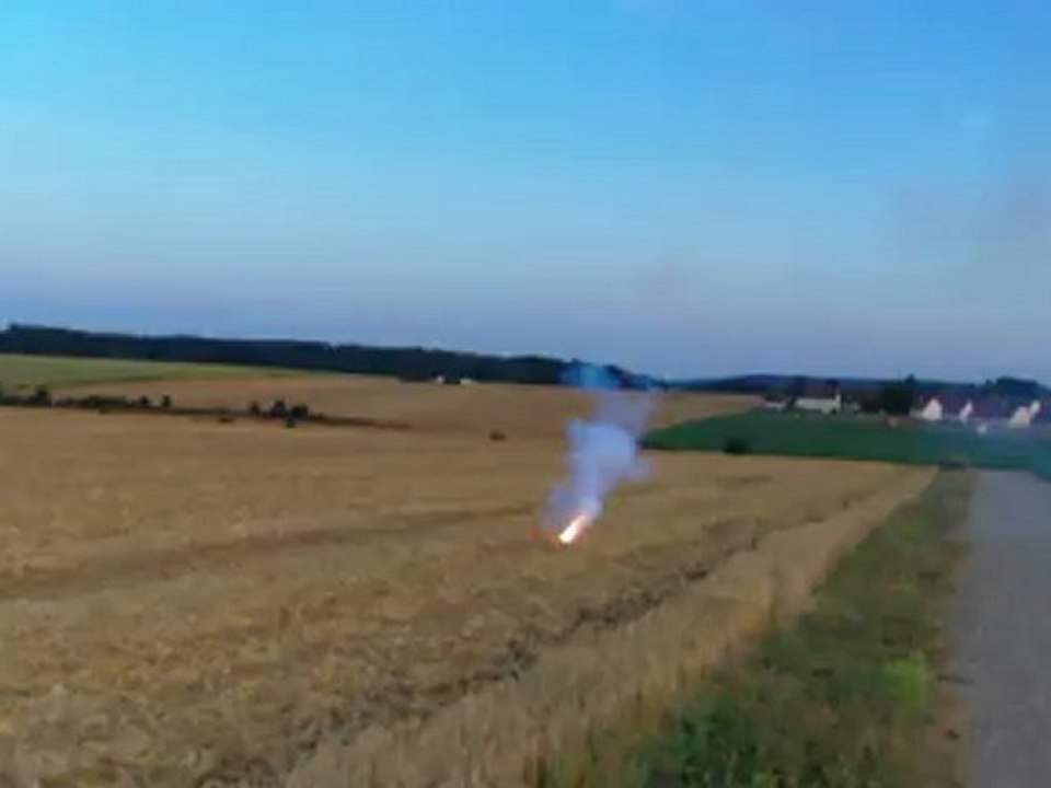 1" green parachute shell test (failed)
