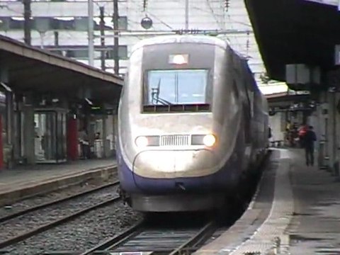 TGV Duplex : Départ de la gare d'Annecy
