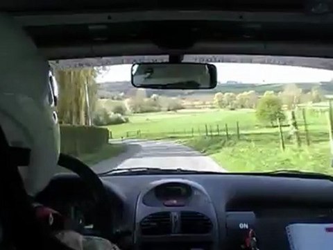 rallye neufchatel 2012 es 1 massy équipage fleury gérard / batté fredéric 206 xs a6k