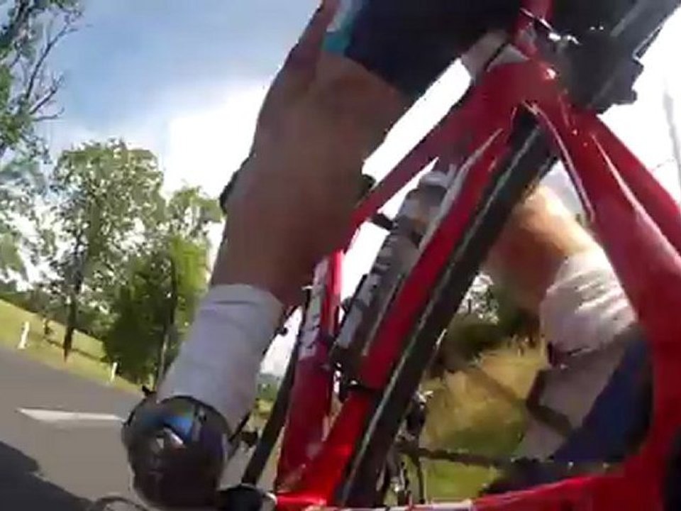 je teste mon nouveau vélo