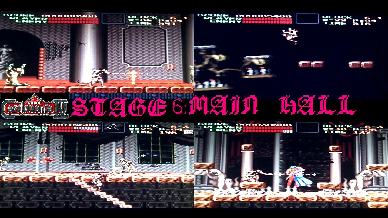 Super Castlevania IV (Snes) - Stage 6: Main Hall