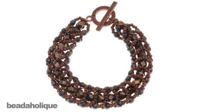 How to Do a Flat Spiral Stitch for Beading & Make a Bracelet