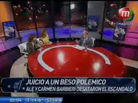 Pronto.com.ar Chiche Gelblung contra el beso de Carmen y Matías