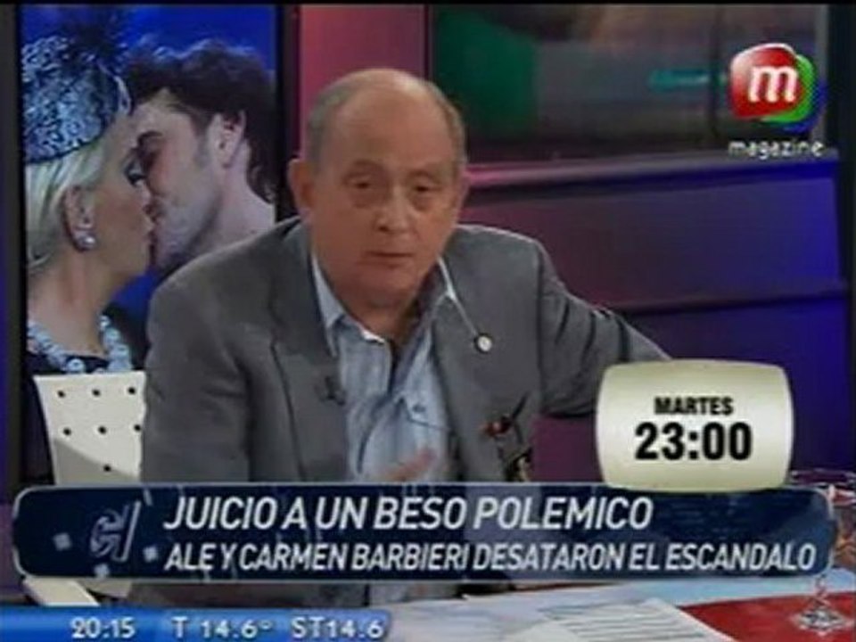 Pronto.com.ar Chiche Gelblung contra el beso de Carmen y Matías 1