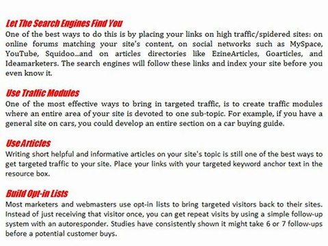 10 Ways To Increase Targeted Website Traffic