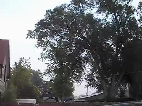 A windy 40-50 mile an hour winds with a dust storm summer day