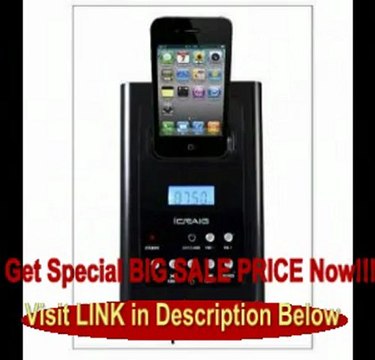 BEST BUY Craig Electronics CHT917 iCraig 2.1 Channel Tower Speaker System with Digital FM Radio