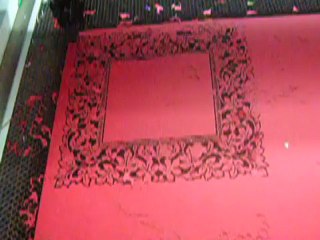 Cắt giấy - cat giay, paper cutting by laser machine