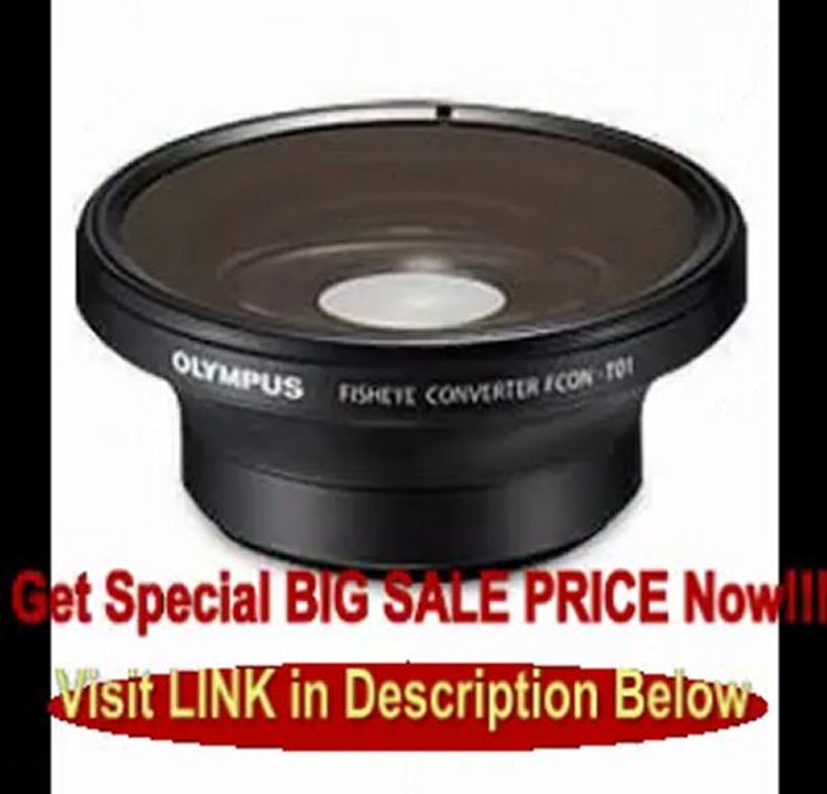BEST PRICE Olympus FCON-T01 Fisheye Converter Lens for Olympus Tough TG-1 Camera (Black)