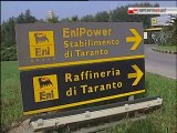 TG 10.09.12 Taranto, operaio ustionato nell'incendio alla raffineria Eni