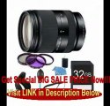 Sony SEL18200LE 18-200mm F3.5-6.3 E-Mount Lens Essentials Bundle with 32GB SD Card, Deluxe Filter Kit, Lens Hood, Cap Keep... REVIEW