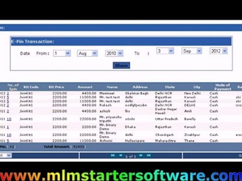 MLM-Software-Demo | MLM-Delhi | MLM-Softyware-Delhi | MLM-Software-India @ 2100/-