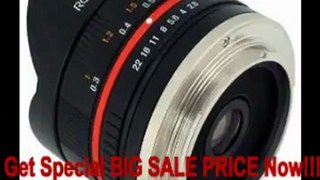 BEST PRICE Samyang 8mm f/2.8 UMC Fisheye Manual Focus Lens (for Sony NEX Cameras)