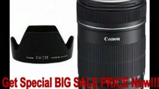 BEST PRICE Canon EF-S 18-135mm f/3.5-5.6 IS Lens with USA Warranty + Genuine Canon EW-73B Lens Hood