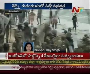 Thousands of villagers protest against Kudankulam plant