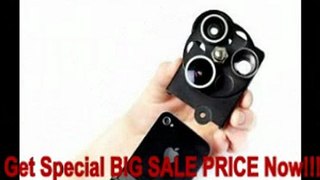 Tri Eye Lens Dial (BLACK) - Fisheye Lens, Telephoto Lens and Wide-Angle Lens for iPhone 4 4S REVIEW