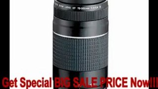 Canon EF 75-300mm f/4-5.6 III Telephoto Zoom Lens + Deluxe Accessory Kit FOR SALE